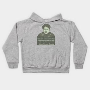 H. P. Blavatsky Portrait and Quote Kids Hoodie